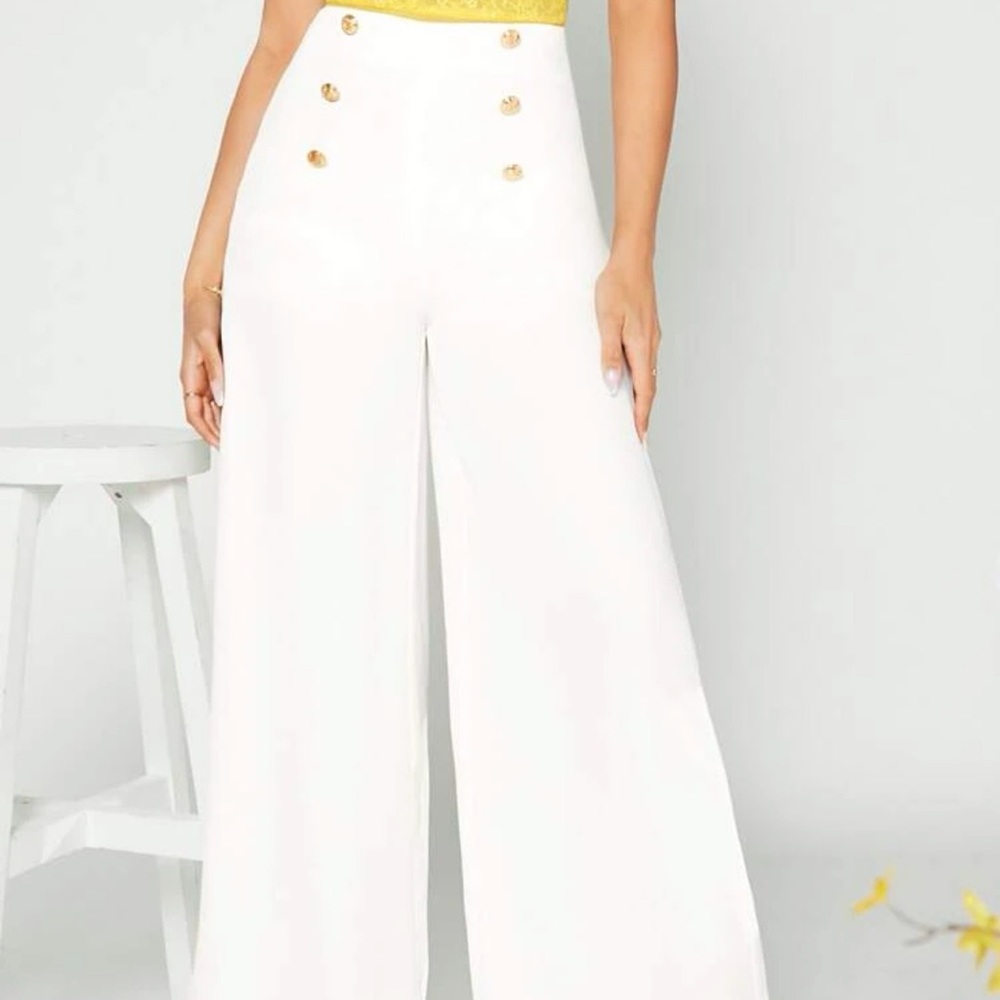 Zara button culottes